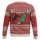 Hooktab Black Cat On The Naughty List And Regret Nothing Ugly Christmas Sweater