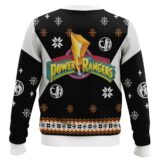 Hooktab Black Ranger Mighty Morphin Power Ranger Ugly Christmas Sweater