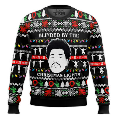 Hooktab Blinded By The Christmas Lights The Weeknd Ugly Christmas Sweater