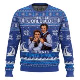 Hooktab Blue Boats 'N Hoes Step Brothers Ugly Christmas Sweater