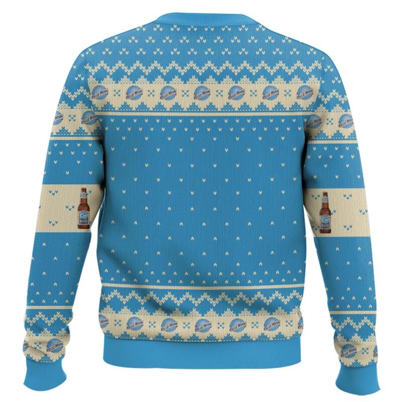 Hooktab Blue Moon Belgian Beer Ugly Christmas Sweater Hooktab Blue Moon Belgian Beer Ugly Christmas Sweater