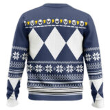 Hooktab Blue Ranger Mighty Morphin Power Ranger Ugly Christmas Sweater
