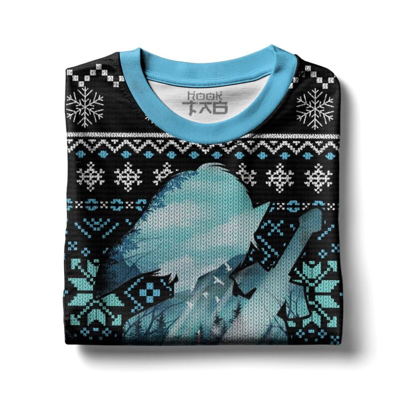 Hooktab Blue Rupee The Legend Of Zelda Hero Ugly Christmas Sweater Hooktab Blue Rupee The Legend Of Zelda Hero Ugly Christmas Sweater