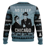 Hooktab Blues Brothers No Sleep Til Chicago Ugly Christmas Sweater