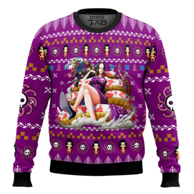 Hooktab Boa Hancock One Piece Ugly Christmas Sweater