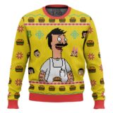 Hooktab Bob Belcher Bob's Burgers Ugly Christmas Sweater