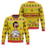 Hooktab Bob Belcher Bob's Burgers Ugly Christmas Sweater
