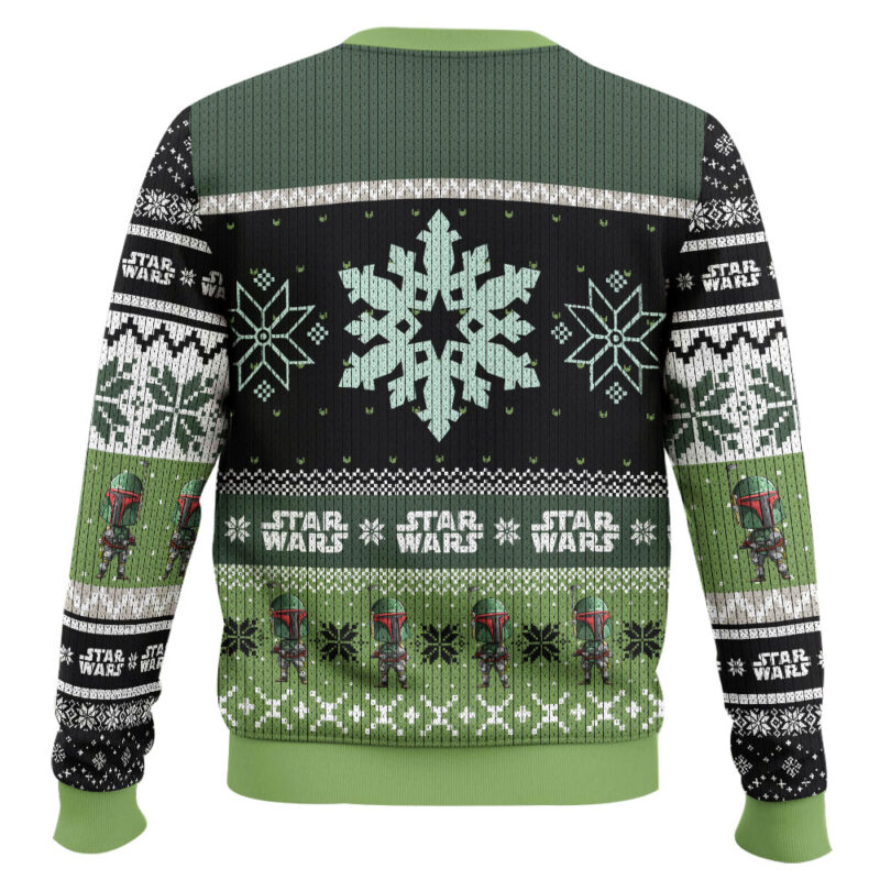 Hooktab Boba Fett Star Wars Ugly Christmas Sweater Hooktab Boba Fett Star Wars Ugly Christmas Sweater