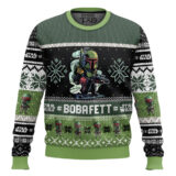 Hooktab Boba Fett Star Wars Ugly Christmas Sweater