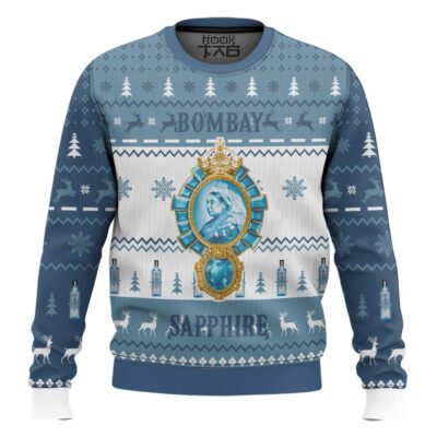 Hooktab Bombay Sapphire Ugly Christmas Sweater