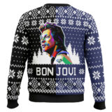 Hooktab Bon Jovi Ugly Christmas Sweater
