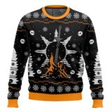 Hooktab Bonfires Dark Souls Ugly Christmas Sweater