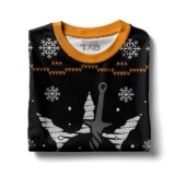 Hooktab Bonfires Dark Souls Ugly Christmas Sweater