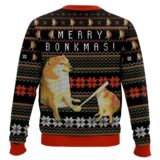 Hooktab Bonkmas Cheems Doge Meme Ugly Christmas Sweater