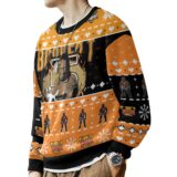 Hooktab Booker T WWE Ugly Christmas Sweater