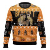 Hooktab Booker T WWE Ugly Christmas Sweater