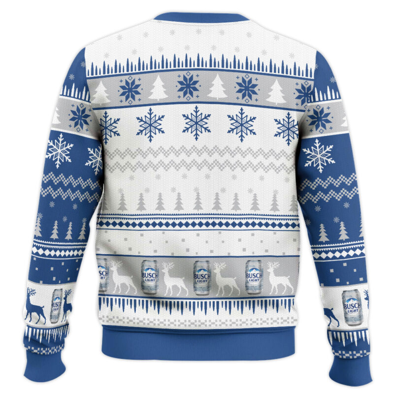 Hooktab Born To Drink Busch Light Ugly Christmas Sweater Hooktab Born To Drink Busch Light Ugly Christmas Sweater