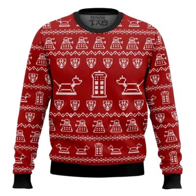 Hooktab Bowties Are Cool Doctor Who Ugly Christmas Sweater