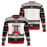 Hooktab Boxing Head Hunter Ugly Christmas Sweater
