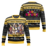 Hooktab Brace Yourself Konosuba Ugly Christmas Sweater