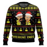 Hooktab Breaking Xmas Breaking Bad Ugly Christmas Sweater