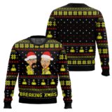 Hooktab Breaking Xmas Breaking Bad Ugly Christmas Sweater