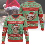 Hooktab Bright Light Gizmo Gremlins Ugly Christmas Sweater