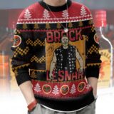 Hooktab Brock Lesnar WWE Ugly Christmas Sweater
