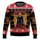 Hooktab Brock Lesnar WWE Ugly Christmas Sweater