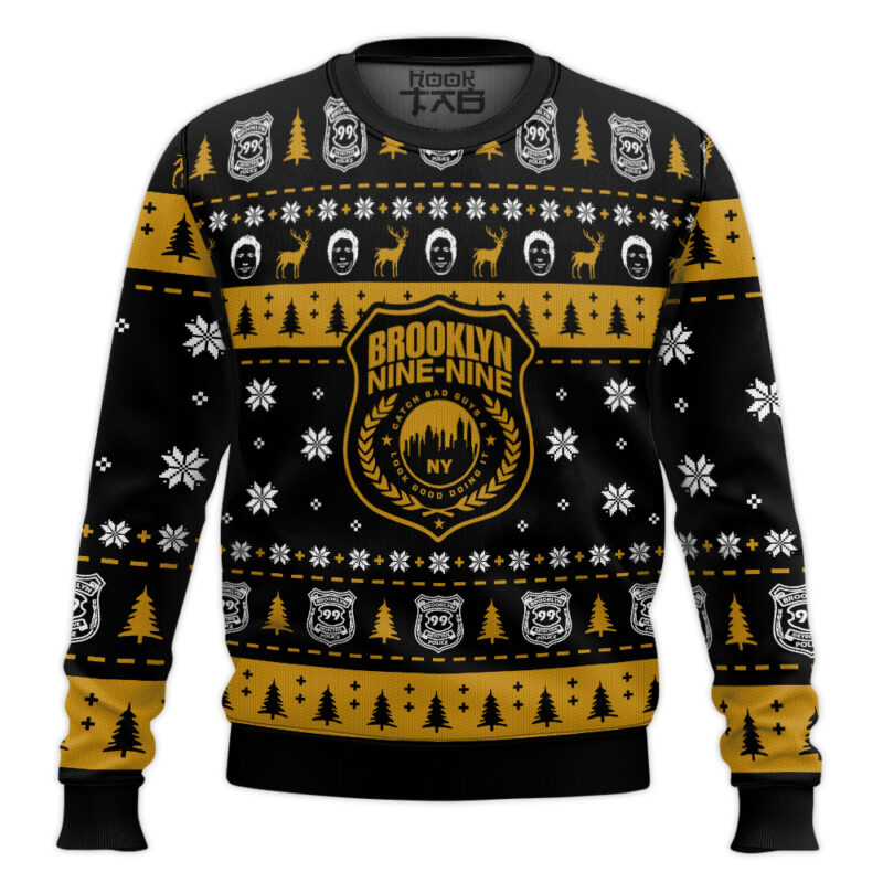 Hooktab Brooklyn Nine-nine Ugly Christmas Sweater