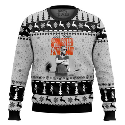 Hooktab Bruce Springsteen 2023 Tour Ugly Christmas Sweater