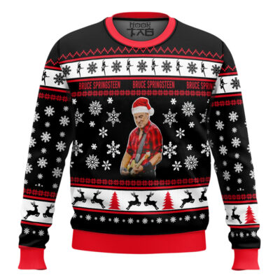 Hooktab Bruce Springsteen E Street Band Ugly Christmas Sweater