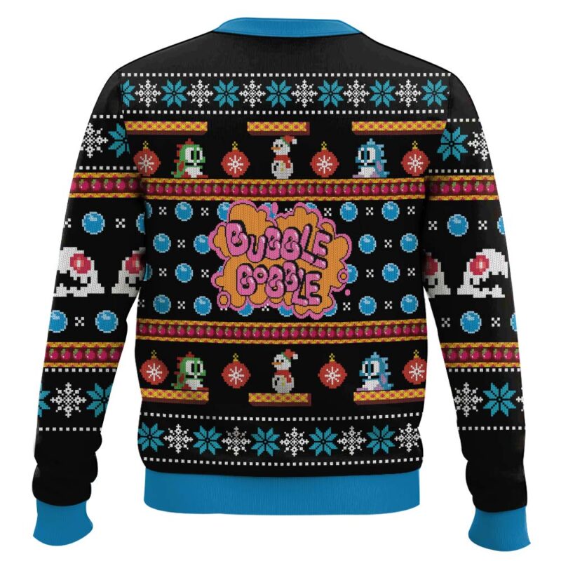 Hooktab Bubble Bobble Ugly Christmas Sweater Hooktab Bubble Bobble Ugly Christmas Sweater