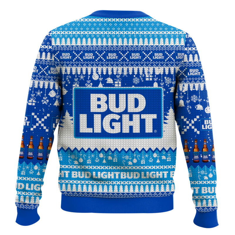 Hooktab Bud Light American Beer Ugly Christmas Sweater Hooktab Bud Light American Beer Ugly Christmas Sweater
