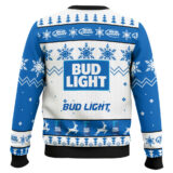Hooktab Bud Light American Lager Beer Ugly Christmas Sweater
