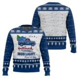 Hooktab Bud Light Hallmark Ugly Christmas Sweater