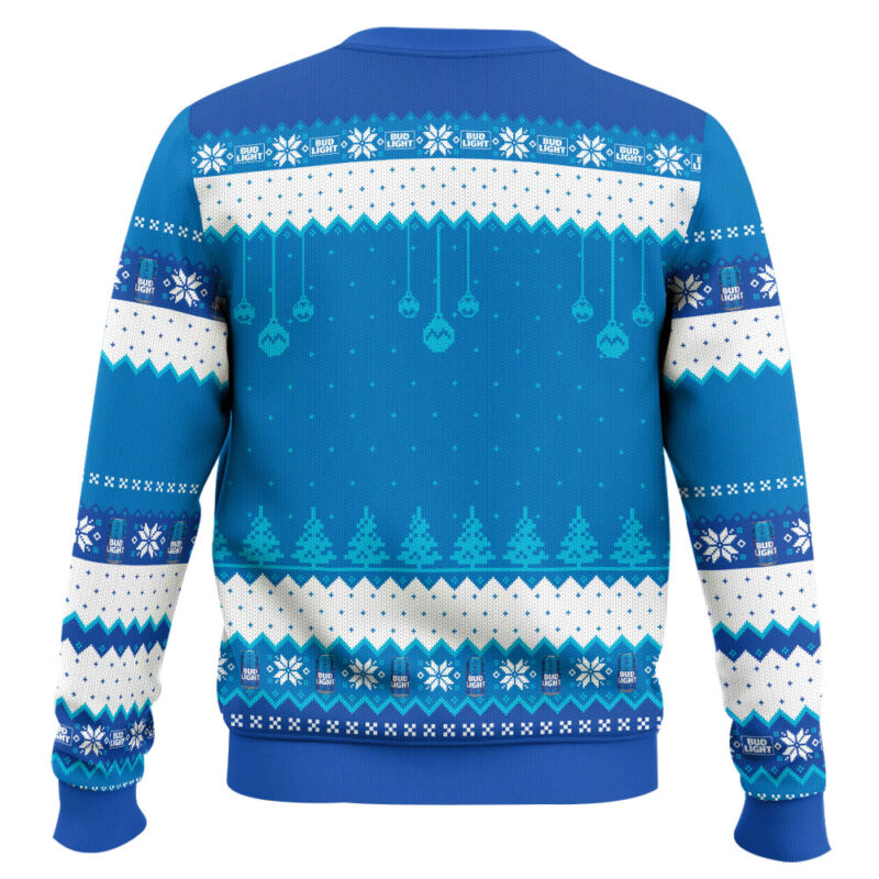 Hooktab Bud Light Jingle Beer Ugly Christmas Sweater Hooktab Bud Light Jingle Beer Ugly Christmas Sweater