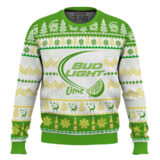 Hooktab Bud Light Lime Ugly Christmas Sweater