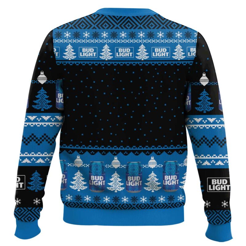 Hooktab Bud Light Yoda Ugly Christmas Sweater Hooktab Bud Light Yoda Ugly Christmas Sweater