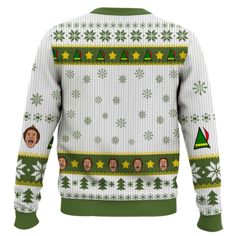Hooktab Buddy OMG Santa Elf Ugly Christmas Sweater Hooktab Buddy OMG Santa Elf Ugly Christmas Sweater