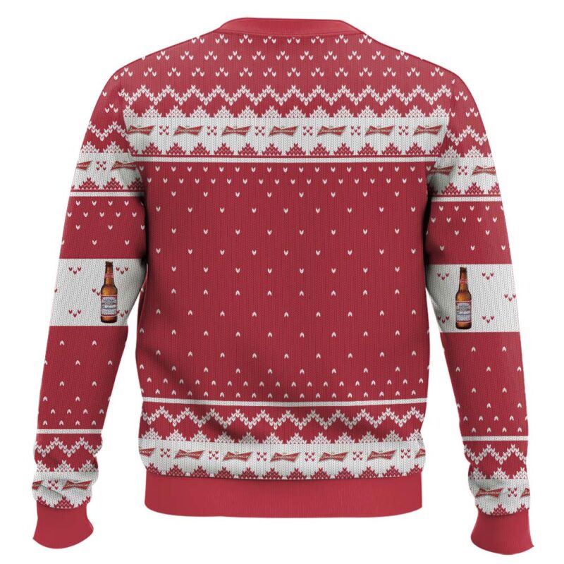 Hooktab Budweiser American Lager Ugly Christmas Sweater Hooktab Budweiser American Lager Ugly Christmas Sweater