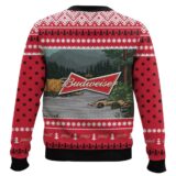 Hooktab Budweiser Bear Ugly Christmas Sweater
