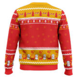 Hooktab Budweiser Merry Kissmyass Ugly Christmas Sweater
