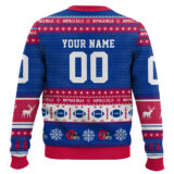 Hooktab Buffalo Bills - Custom Name And Number Ugly Sweater