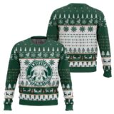 Hooktab Buffalo Trace Whiskey Titties Funny Ugly Christmas Sweater