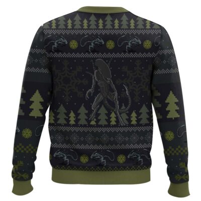 Hooktab Bug Hunt Xenomorph Ugly Christmas Sweater