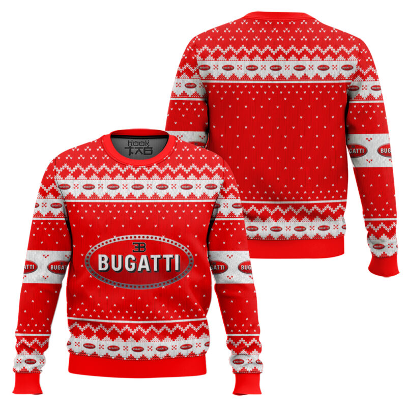 Hooktab Bugatti Ugly Christmas Sweater Hooktab Bugatti Ugly Christmas Sweater