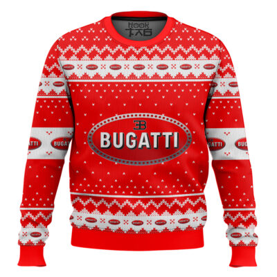 Hooktab Bugatti Ugly Christmas Sweater