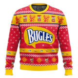 Hooktab Bugles Ugly Christmas Sweater