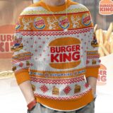 Hooktab Burger King Ugly Christmas Sweater